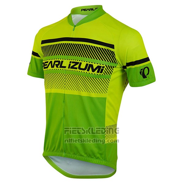 2017 Fietskleding Pearl Izumi Groen en Geel Korte Mouwen en Koersbroek